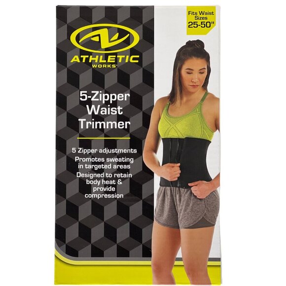 Athletic Works 5-Zipper Waist Trainer - Picture 1 of 2